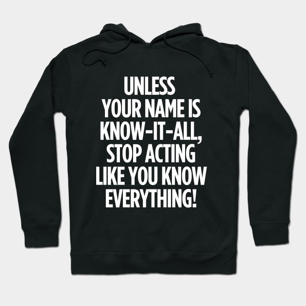 I'm just saying! Hoodie by mksjr